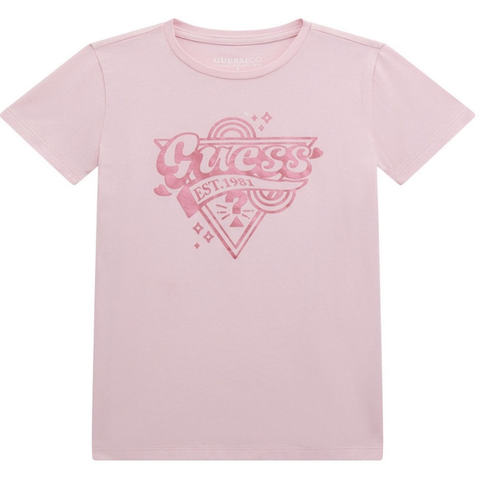 NWT Girls’ Short Sleeve‎ Screen Print Logo Shirt, size 10